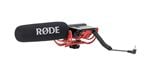 Rode Videomic Shotgun Microphone with Rycote Lyre Mount Front View